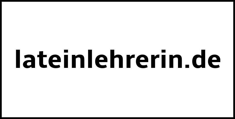 lateinlehrerin.de