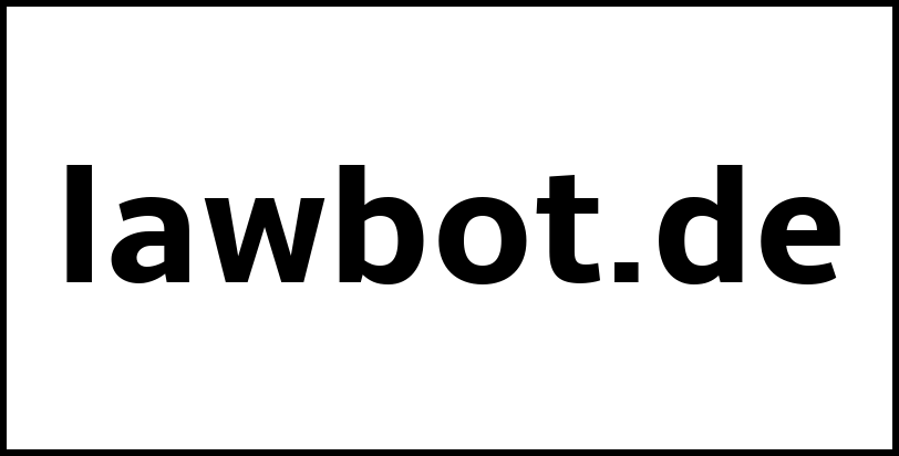 lawbot.de