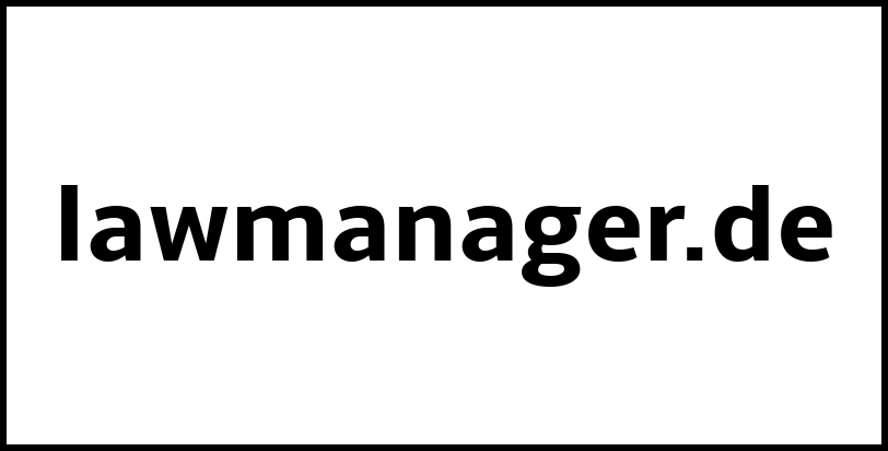 lawmanager.de