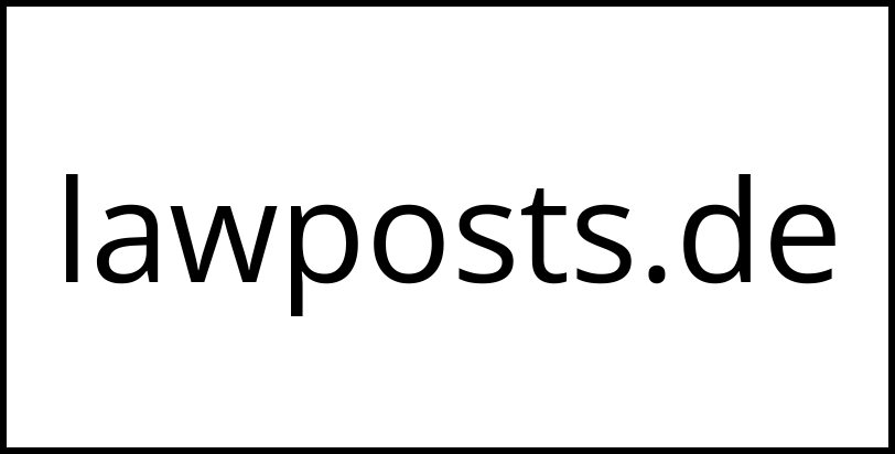 lawposts.de