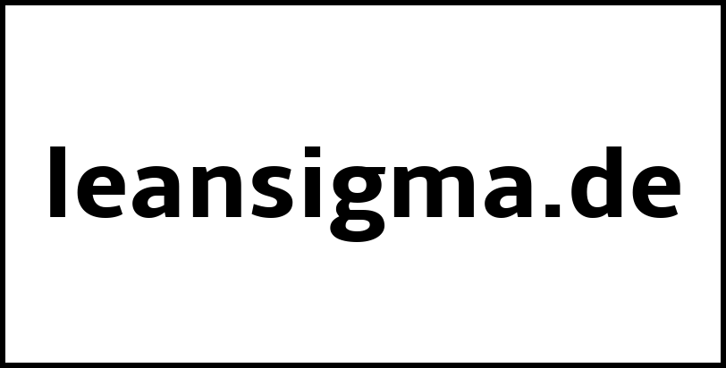 leansigma.de