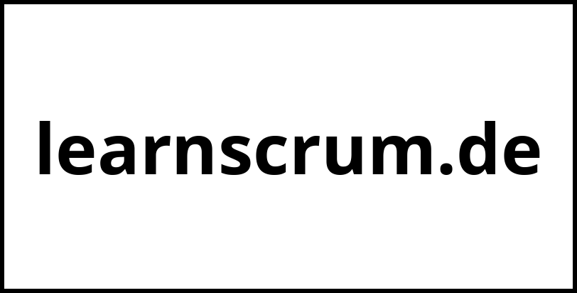 learnscrum.de