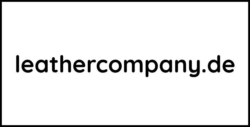 leathercompany.de