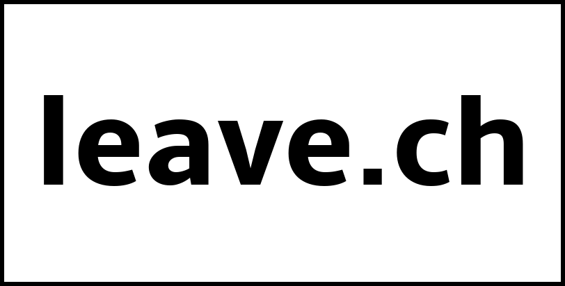 leave.ch