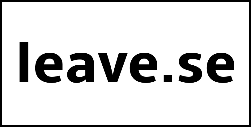 leave.se