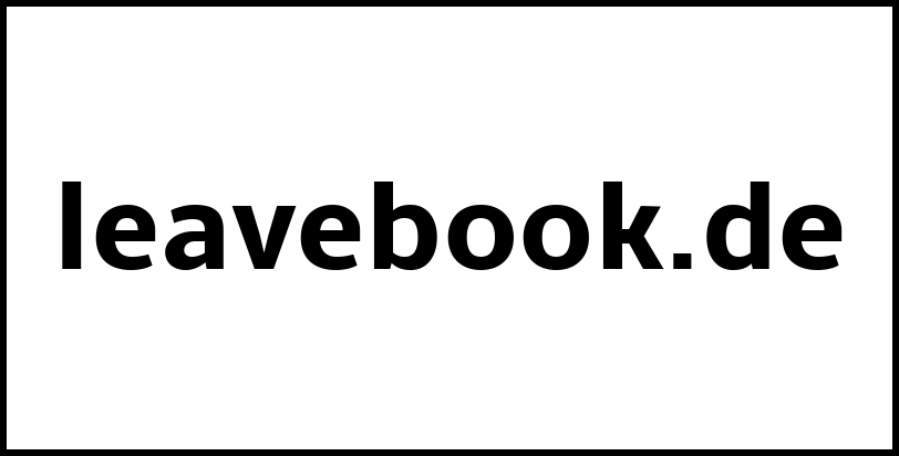 leavebook.de