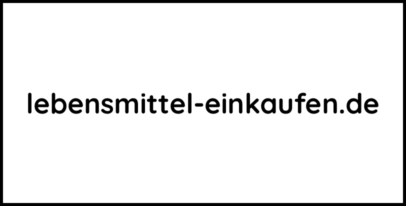 lebensmittel-einkaufen.de