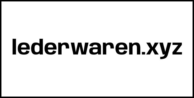 lederwaren.xyz