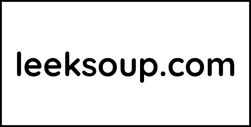 leeksoup.com