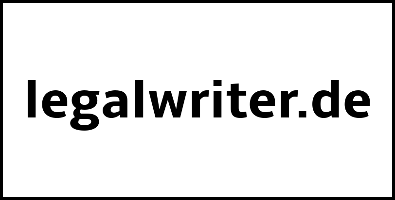 legalwriter.de