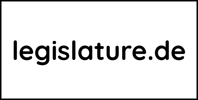 legislature.de