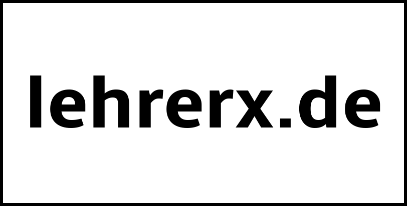 lehrerx.de