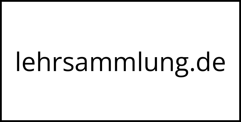 lehrsammlung.de