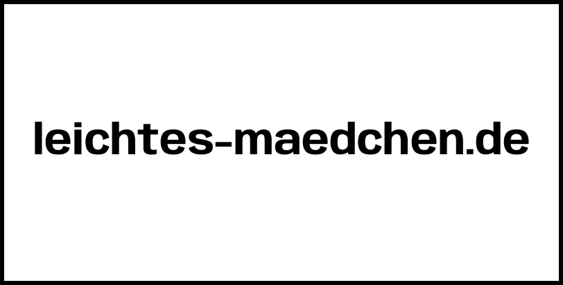 leichtes-maedchen.de