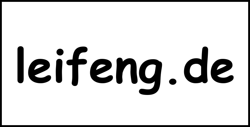leifeng.de