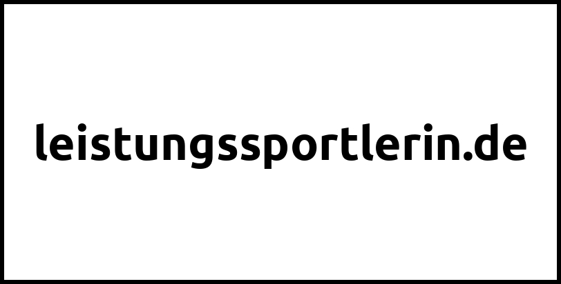 leistungssportlerin.de