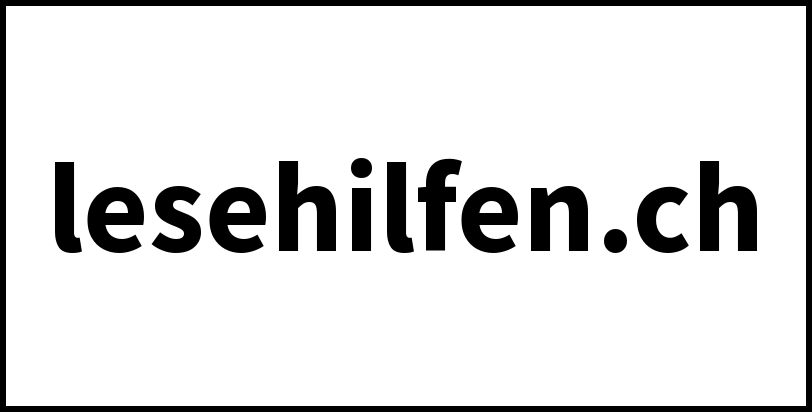 lesehilfen.ch