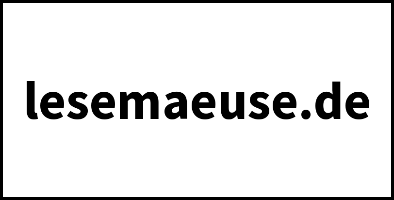 lesemaeuse.de