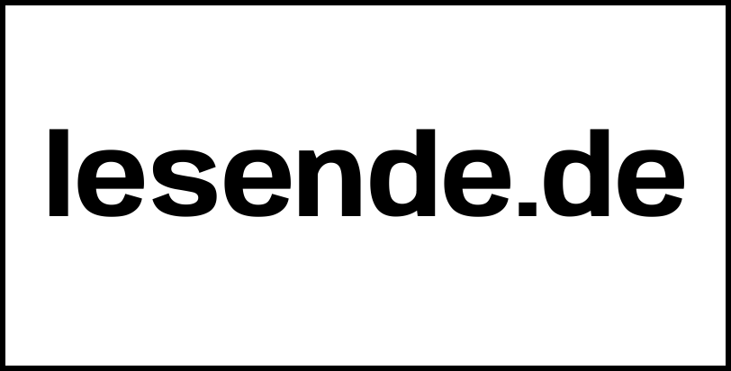 lesende.de