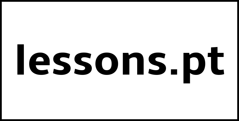 lessons.pt