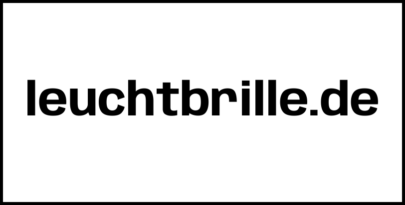 leuchtbrille.de