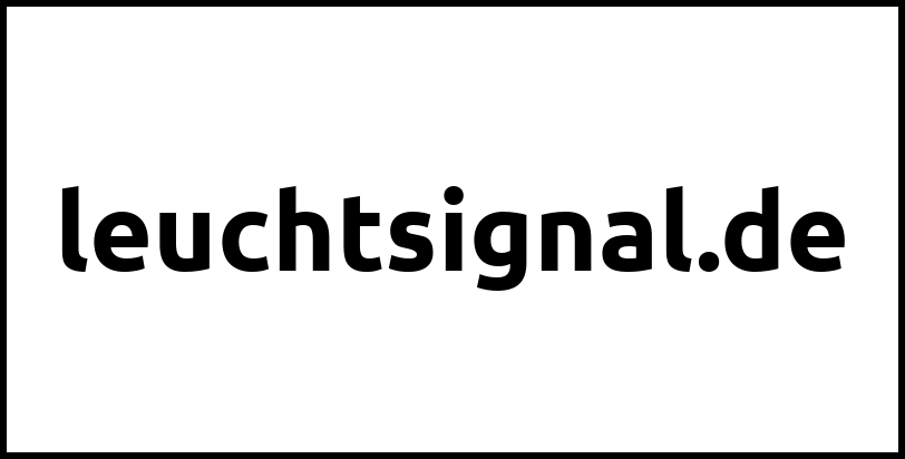 leuchtsignal.de