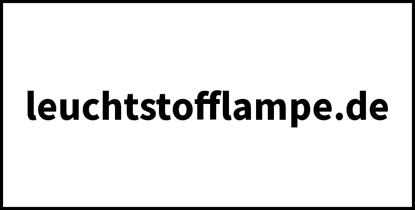 leuchtstofflampe.de