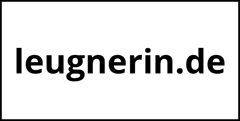leugnerin.de