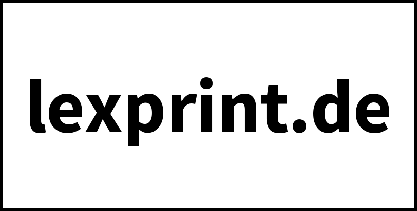 lexprint.de