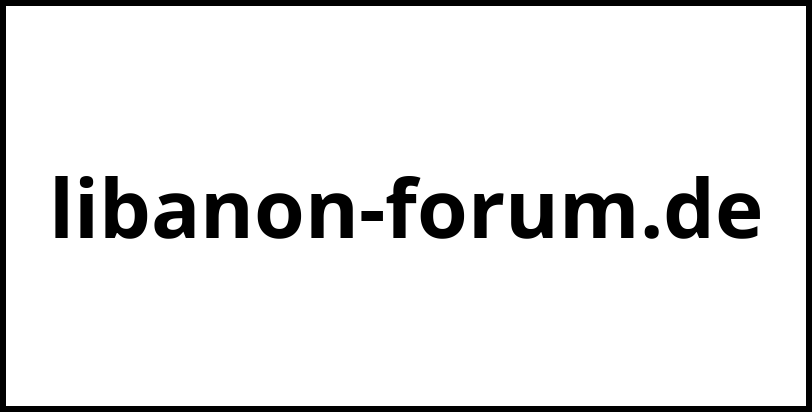 libanon-forum.de