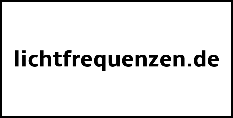 lichtfrequenzen.de