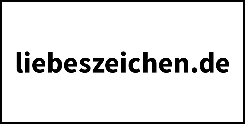 liebeszeichen.de