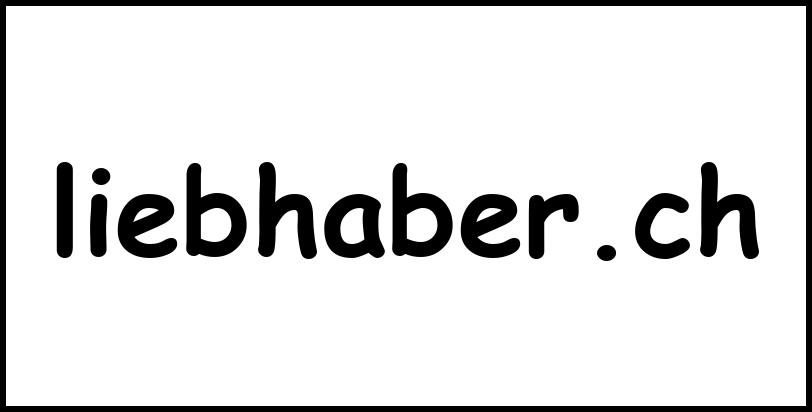 liebhaber.ch