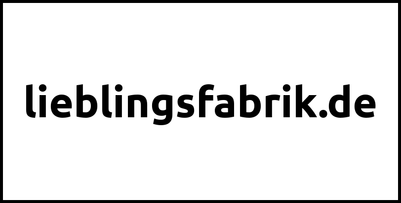 lieblingsfabrik.de