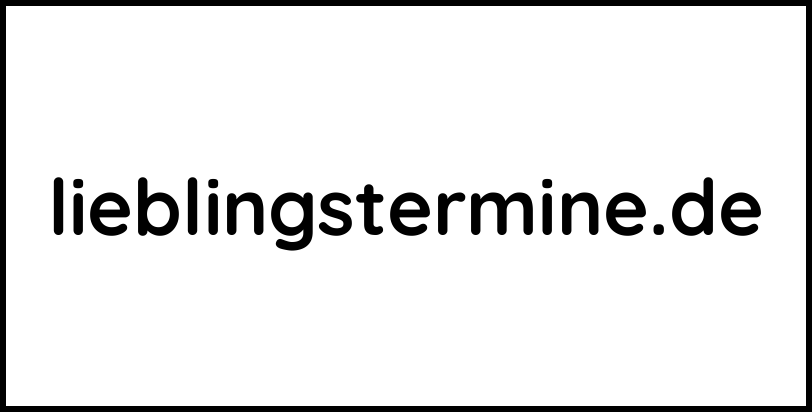 lieblingstermine.de