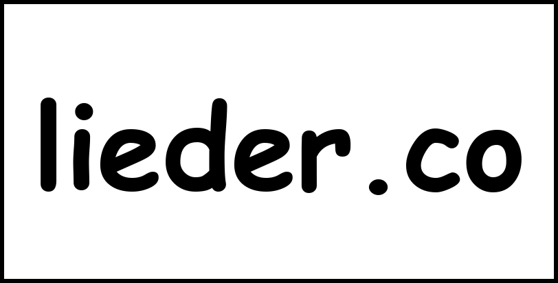 lieder.co