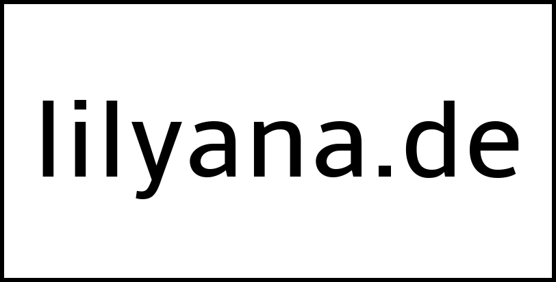 lilyana.de