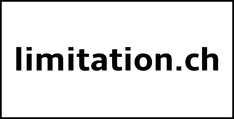 limitation.ch
