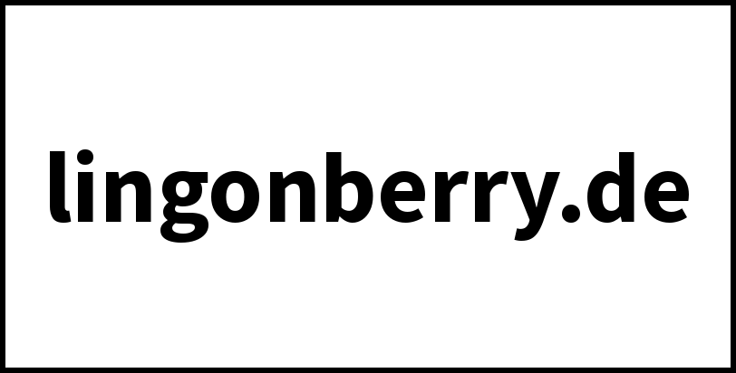 lingonberry.de