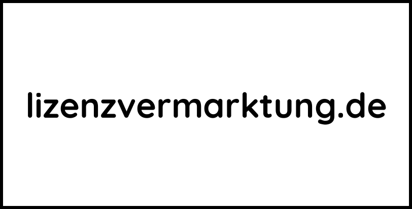 lizenzvermarktung.de