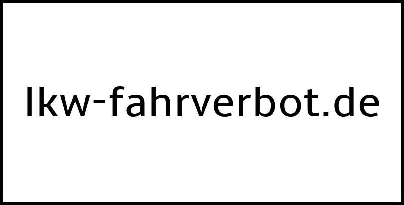 lkw-fahrverbot.de