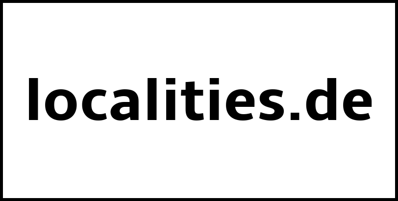 localities.de