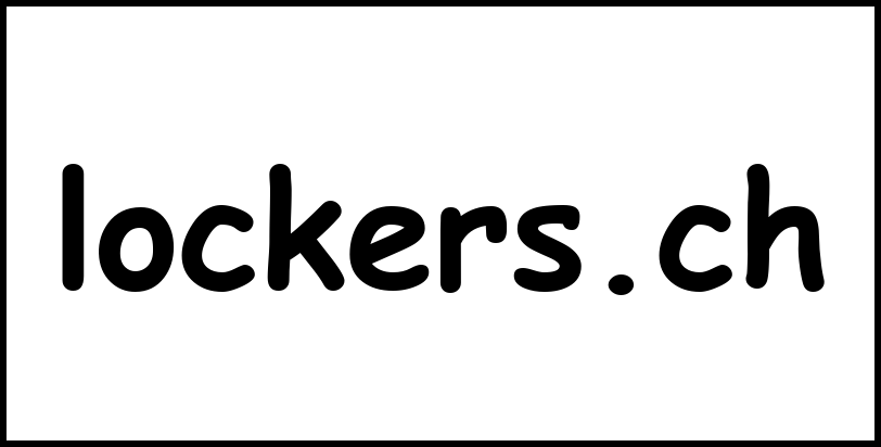 lockers.ch