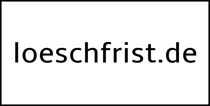 loeschfrist.de