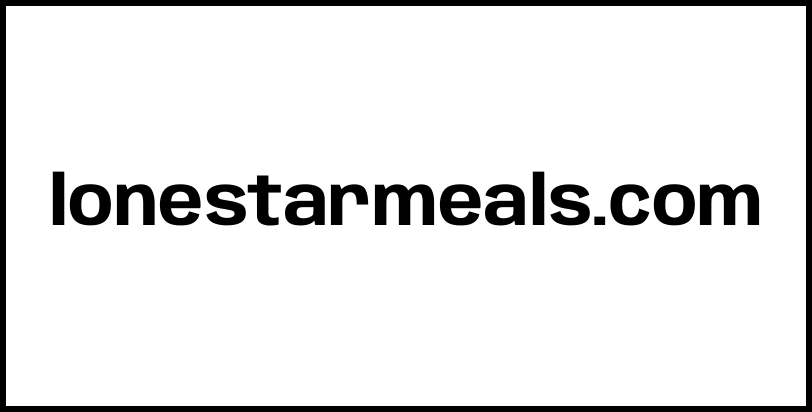 lonestarmeals.com