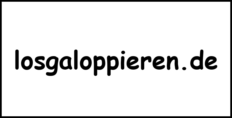 losgaloppieren.de
