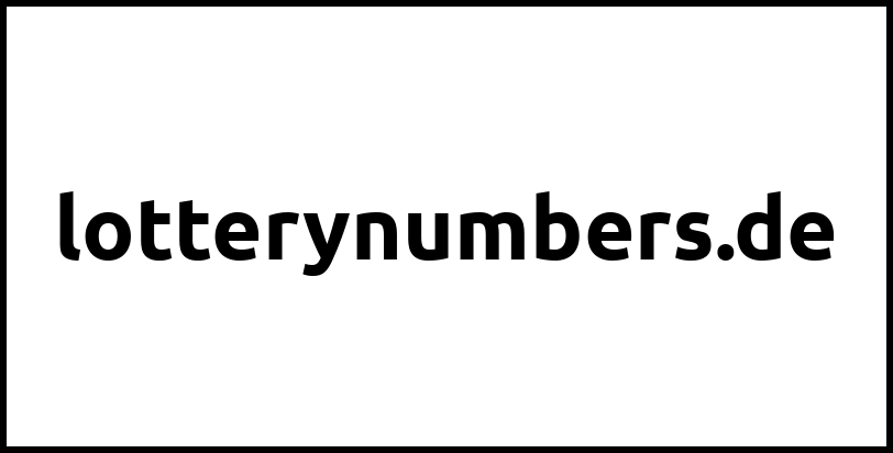 lotterynumbers.de