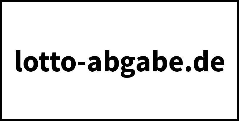 lotto-abgabe.de
