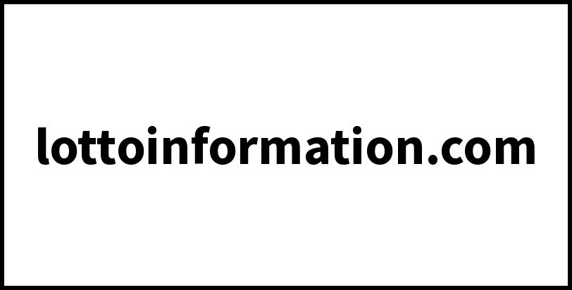 lottoinformation.com