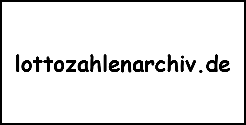 lottozahlenarchiv.de